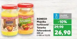 Kaufland BONECO Majolka hořčicová/ Tatarka feferonková nabídka