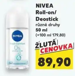 Kaufland NIVEA Roll-on/ Deostick nabídka