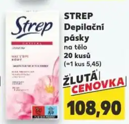 Kaufland STREP Depilační pásky na tělo nabídka