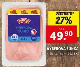 Lidl VÝBĚROVÁ ŠUNKA, 300 g nabídka