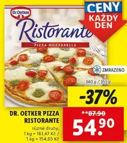 Lidl DR. OETKER PIZZA RISTORANTE, 340g/355g nabídka