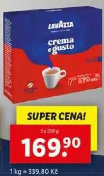 Lidl Lavazza crema e Gusto, 2x 250 g nabídka