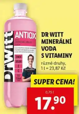 Lidl DR WITT MINERÁLNÍ VODA S VITAMINY, 0,75 l nabídka