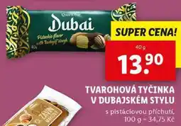Lidl TVAROHOVÁ TYČINKA V DUBAJSKÉM STYLU, 40 g nabídka