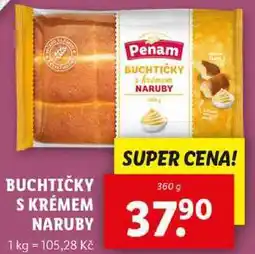 Lidl BUCHTIČKY S KRÉMEM NARUBY, 360 g nabídka