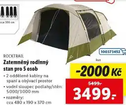 Lidl Zatemněný rodinný stan pro 5 osob nabídka