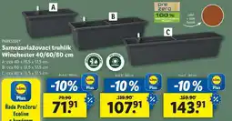 Lidl Samozavlažovací truhlík Winchester 40/60/80 cm nabídka