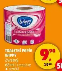 Penny Market TOALETNÍ PAPÍR WIPPY 2vrstvý, 68 m nabídka