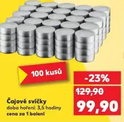 Kaufland Čajové svíčky nabídka