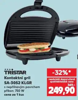 Kaufland TRISTAR Kontaktní gril SA-3052 KLGR nabídka