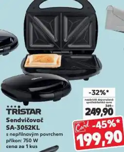 Kaufland TRISTAR Sendvičovač SA-3052KL nabídka