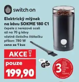 Kaufland Elektrický mlýnek na kávu SOKME 180 C1 nabídka