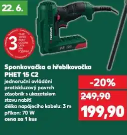 Kaufland Sponkovačka a hřebíkovačka PHET 15 C2 nabídka