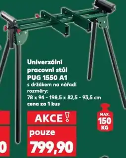 Kaufland Univerzální pracovní stůl PUG 1550 A1 nabídka