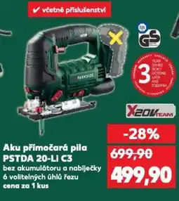 Kaufland PARKSIDE Aku přímočará pila PSTDA 20-Li C3 nabídka