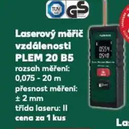 Kaufland Laserový měřič vzdálenosti PLEM 20 B5 nabídka