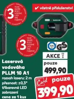 Kaufland Laserová vodováha PLLM 10 A1 nabídka
