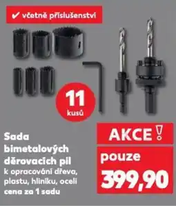 Kaufland Sada bimetalových děrovacích pil nabídka