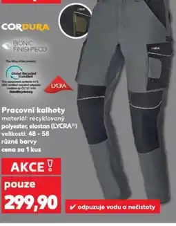 Kaufland Pracovní kalhoty nabídka