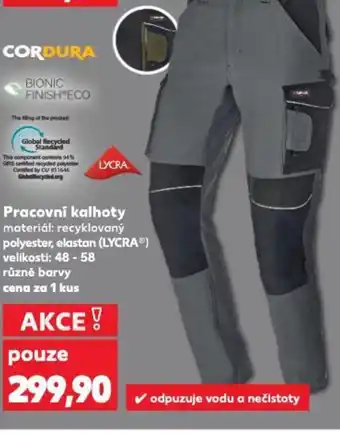 Kaufland Pracovní kalhoty nabídka