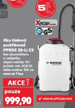 Kaufland Aku tlakový postřikovač PPRDS 20-Li C3 nabídka