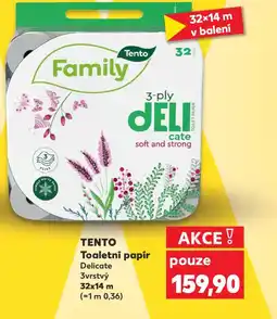 Kaufland TENTO Toaletní papír Delicate nabídka