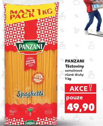 Kaufland PANZANI Těstoviny semolinové nabídka