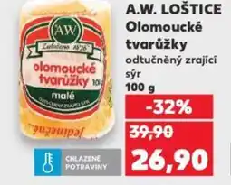 Kaufland A.W. LOŠTICE olomoucké tvarůžky nabídka