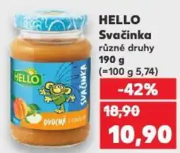 Kaufland HELLO Svačinka nabídka