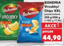 Kaufland BOHEMIA Vroubky/ Chips XXL pizza/solené nabídka
