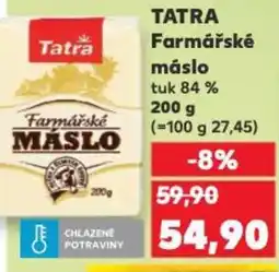 Kaufland TATRA Farmářské maslo nabídka