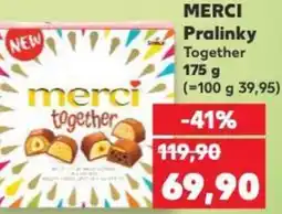 Kaufland MERCI Pralinky Together nabídka