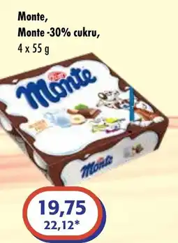 ČEPOS Monte, Monte -30% cukru nabídka