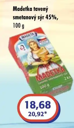 ČEPOS MADETA Madetka tavený smetanový sýr 45%, nabídka