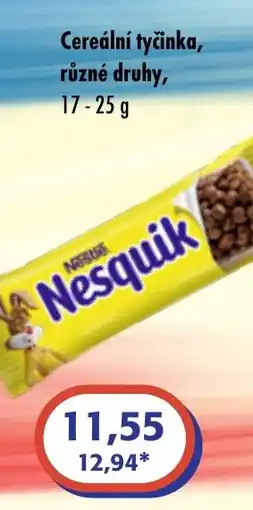 ČEPOS Cereální tyčinka nabídka