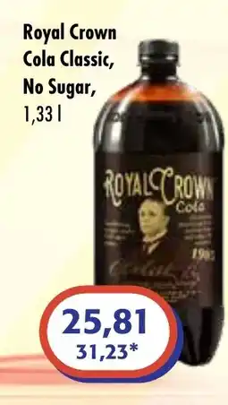 ČEPOS Royal Crown Cola Classic, No Sugar nabídka