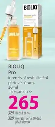 Hebe BIOLIQ Pro intenzivní revitalizační pleťové sérum nabídka