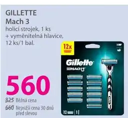 Hebe GILLETTE Mach 3 nabídka