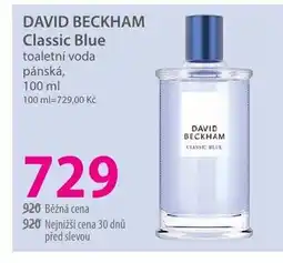 Hebe DAVID BECKHAM Classic Blue toaletní voda pánská nabídka