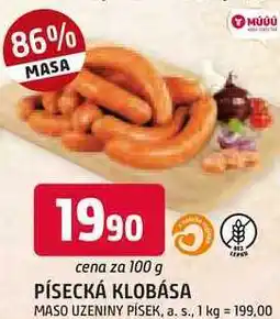 Trefa PÍSECKÁ KLOBÁSA 100g nabídka