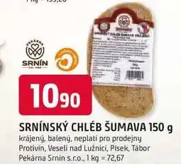 Trefa CHLÉB ŠUMAVA 150 g krájený, balený nabídka