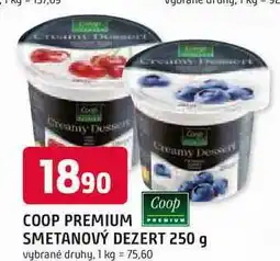 Trefa Coop SMETANOVÝ DEZERT 250 g nabídka