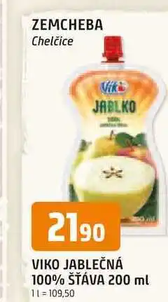 Trefa VIKO JABLEČNÁ 100% ŠŤÁVA 200 ml nabídka