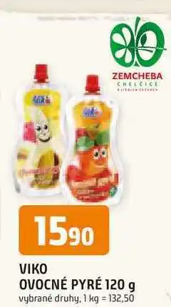 Trefa VIKO OVOCNÉ PYRÉ 120 g nabídka