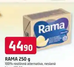Trefa Rama 100% rostlinná alternativa, neslanȧ 250g nabídka