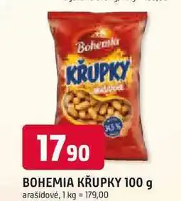 Trefa BOHEMIA KŘUPKY 100 g arašídovė nabídka