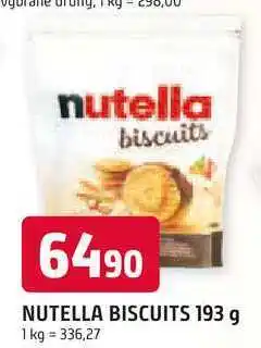 Trefa NUTELLA BISCUITS 193 g nabídka