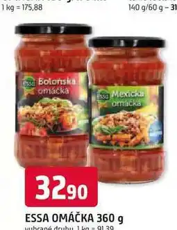 Trefa ESSA OMÁČKA 360 g, vybrané druhy nabídka
