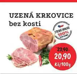 RABBIT řeznictví UZENÁ KRKOVICE bez kosti 100g nabídka