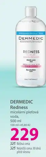 Hebe DERMEDIC Redness micelární pleťová voda nabídka
